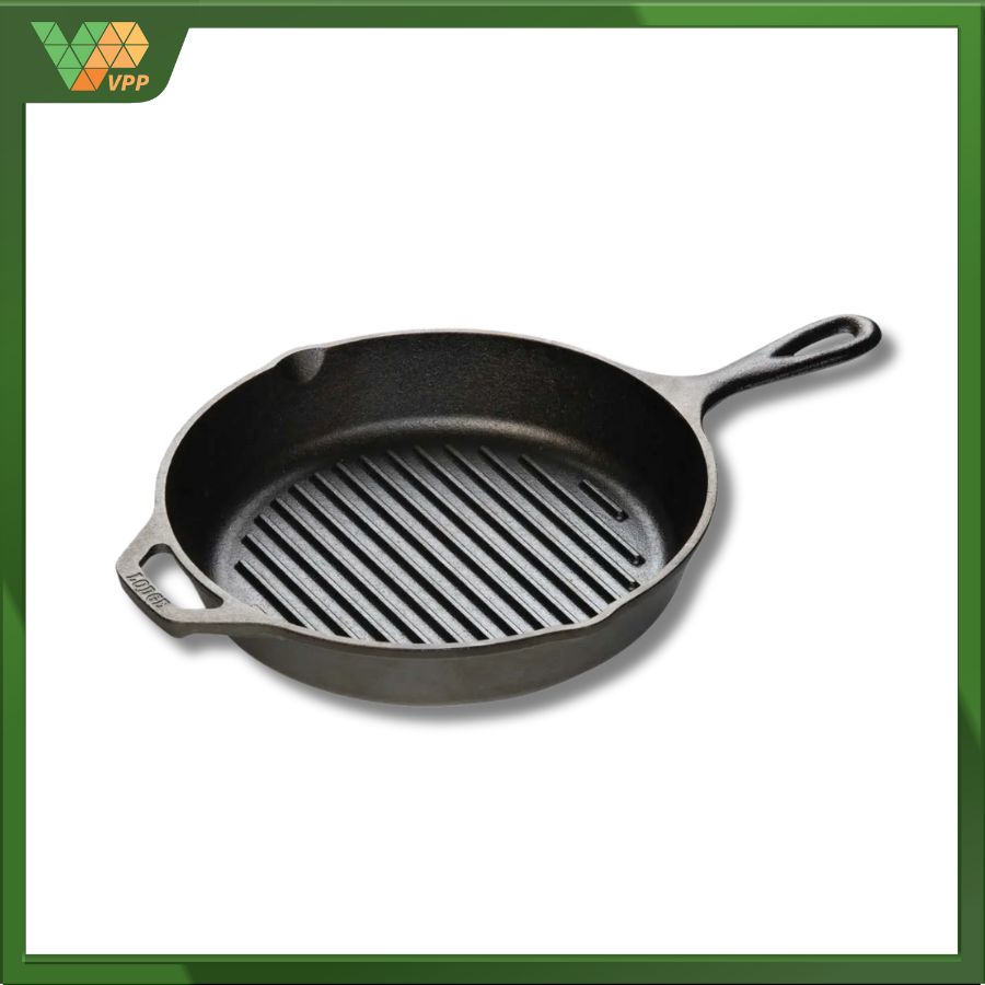 Chảo gang nướng Lodge 26.04cm chính hãng
