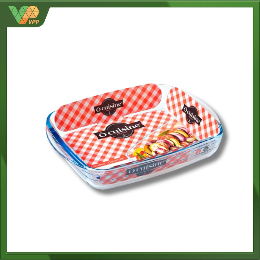 Khay bánh hình chữ nhật Ocuisine 28x20x5cm chính hãng