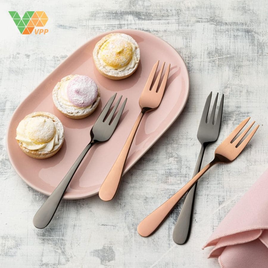 Lưu ý vệ sinh và sử dụng Bộ nĩa Select màu đồng 4 món