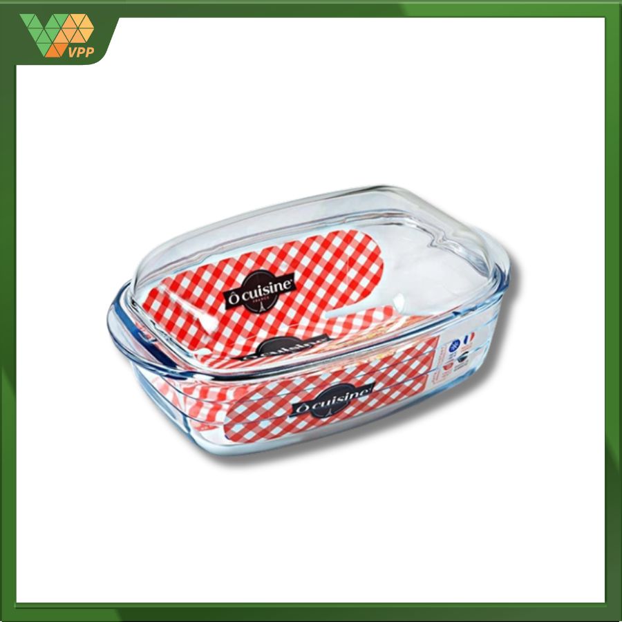 Tô gốm thủy tinh chữ nhật Ocuisine chính hãng