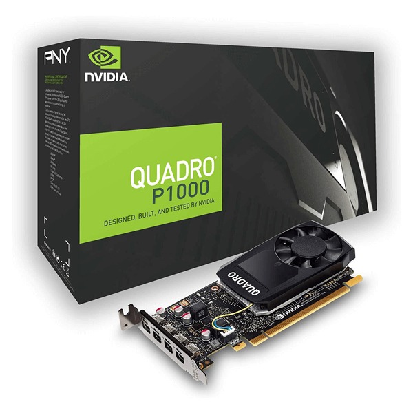 Card đồ họa Quadro P1000 (NVIDIA Geforce/ 4Gb/ DDR5/ 128 Bit)