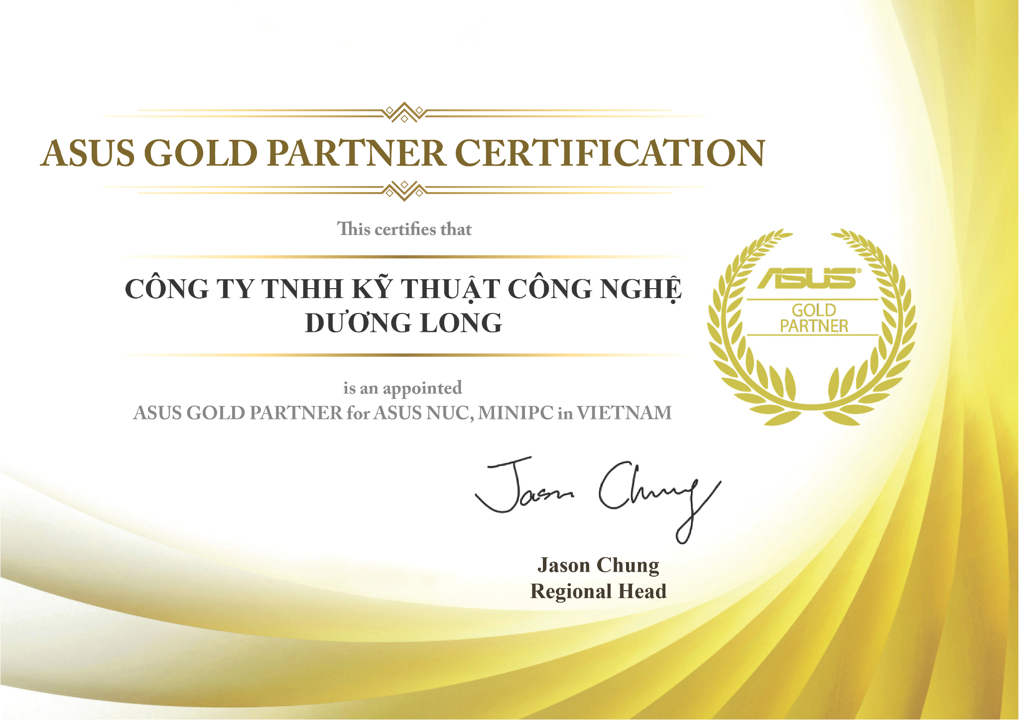 Chứng nhận ASUS