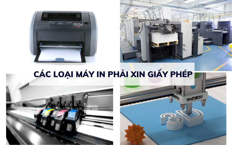 Một số loại máy in bắt buộc phải xin giấy phép nhập khẩu