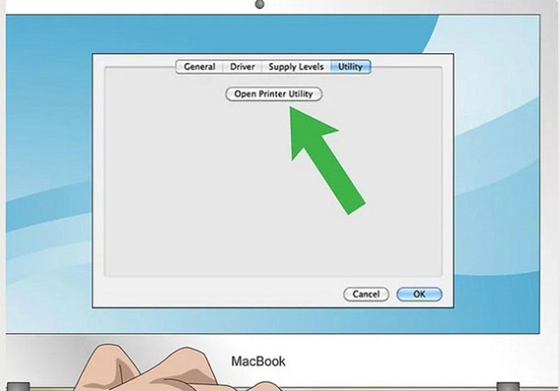 Chọn chức năng Head Cleaning hoặc Cartridge Cleaning