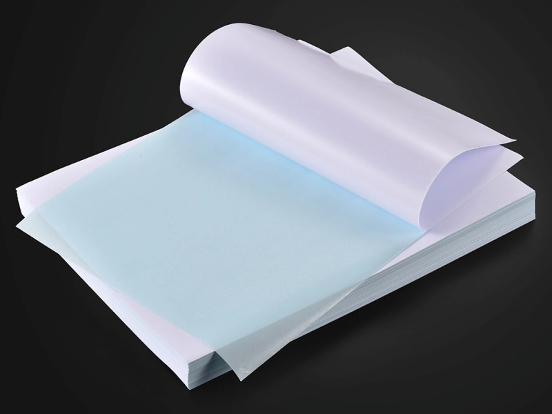 Giấy decal A4 đế xanh