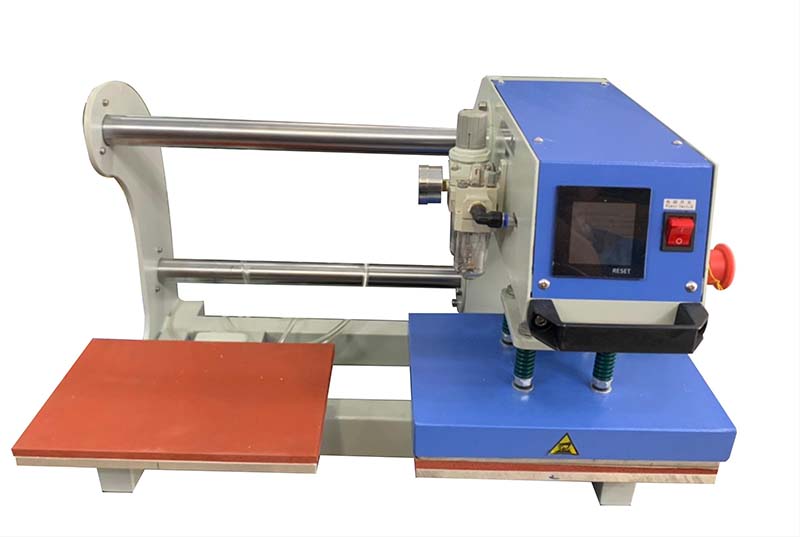 Máy ép nhiệt khí nén 20x30cm 2 mâm, đầu trượt