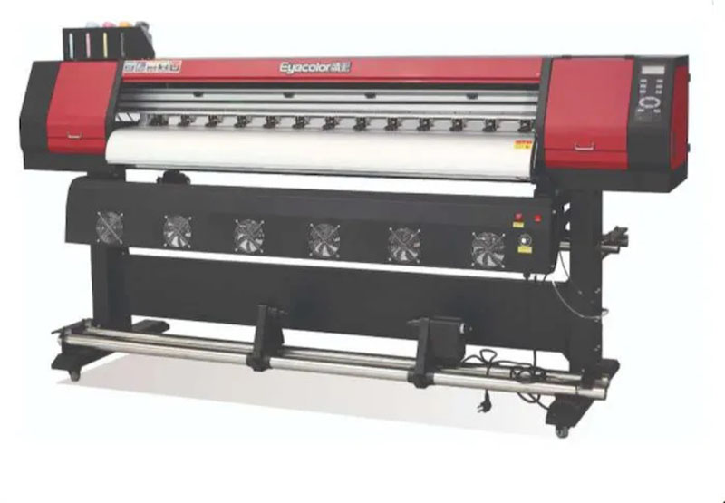 Máy in decal Eyeclor JC-1600S in được trên đa dạng vật liệu