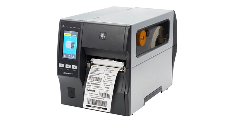 Máy in decal xi bạc Zebra ZT411