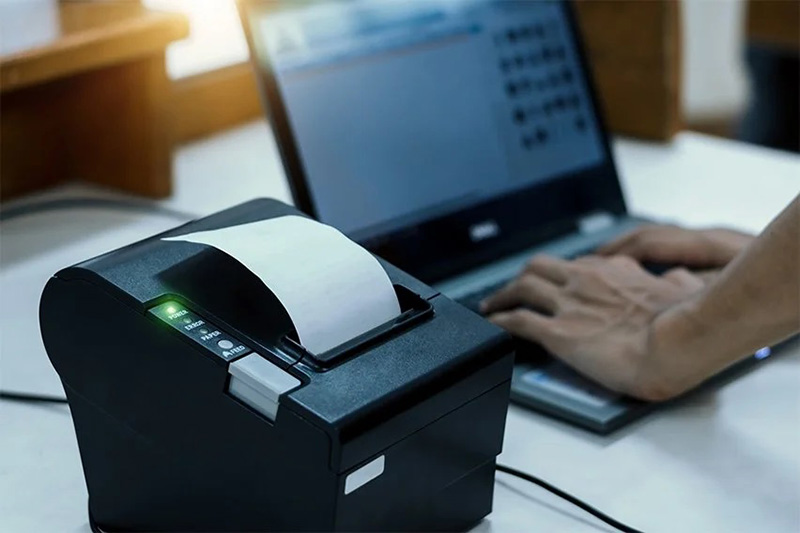 Máy tính và máy in không thể kết nối với nhau nên không thực hiện được lệnh in