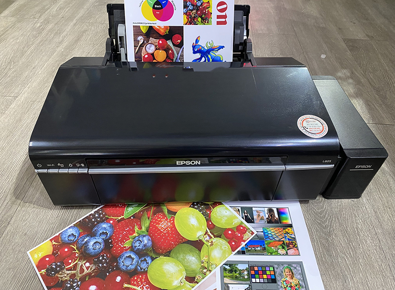 Máy in phun cho hình ảnh sắc nét, chân thực