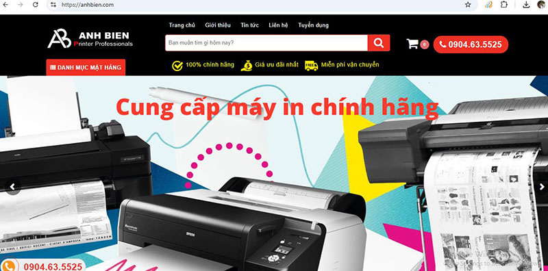 Anh Biên cung cấp đa dạng các dòng máy in chuyển nhiệt