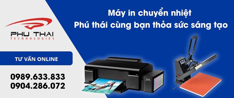 Mua máy in chuyển nhiệt tại Phú Thái quý khách sẽ được cam kết về chất lượng và chế độ bảo hành lâu dài