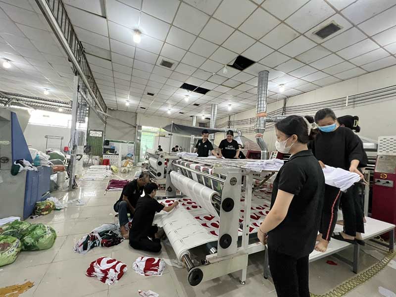 Công nghệ in chuyển nhiệt công nghiệp được ứng dụng trong nhiều lĩnh vực