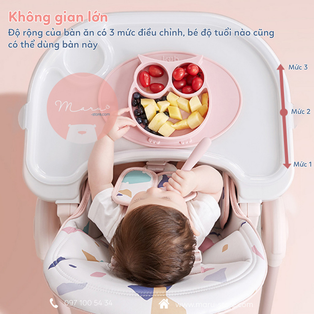 ghế ăn dăm có mặt bàn lớn nhất thị trường kUB