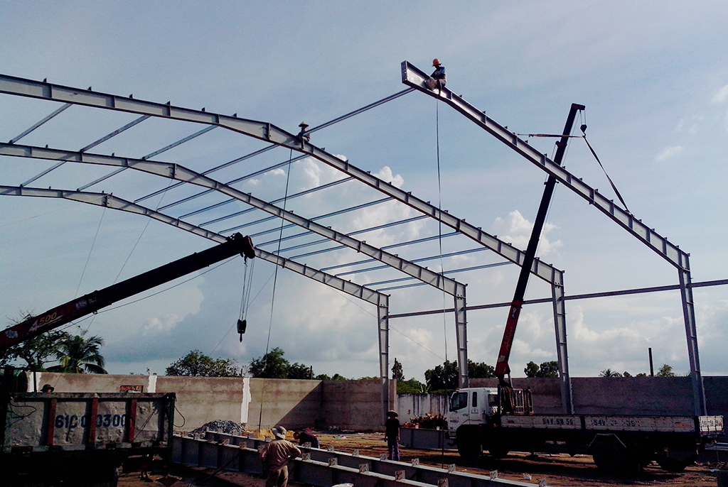 Thi công nhà xưởng trọn gói 2