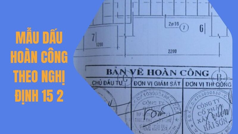 khung tên bản vẽ hoàn công