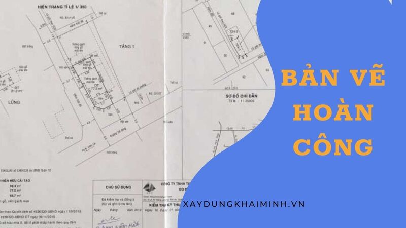 bản vẽ hoàn công mẫu