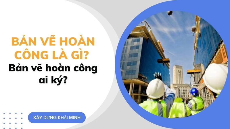 khung tên bản vẽ hoàn công mới nhất