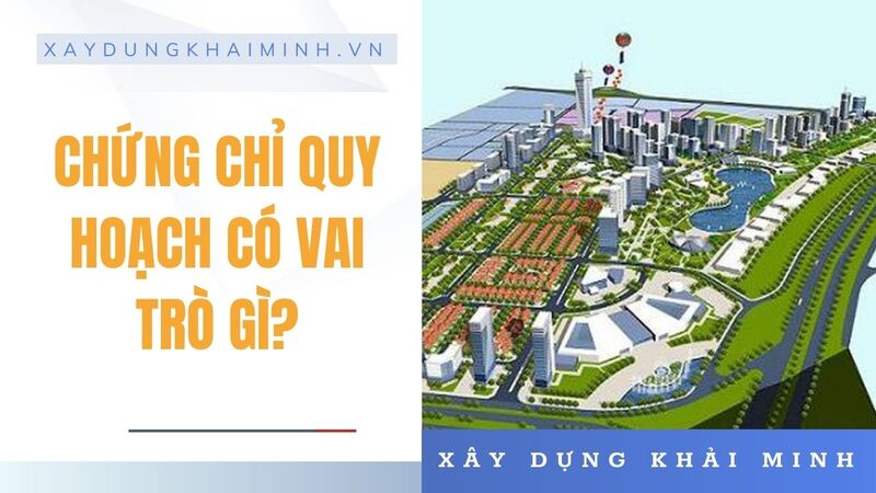 chứng chỉ quy hoạch