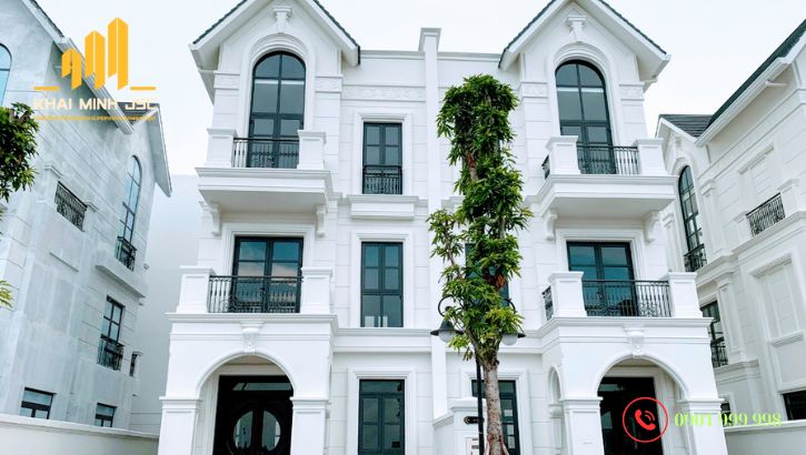 Công trình nhà phố thi công hoàn thiện