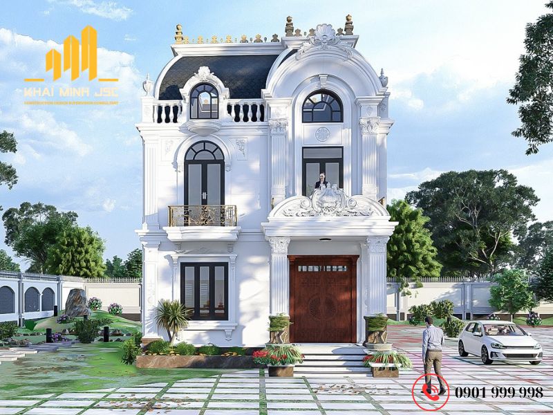 Công trình thi công biệt thự tân cổ điển