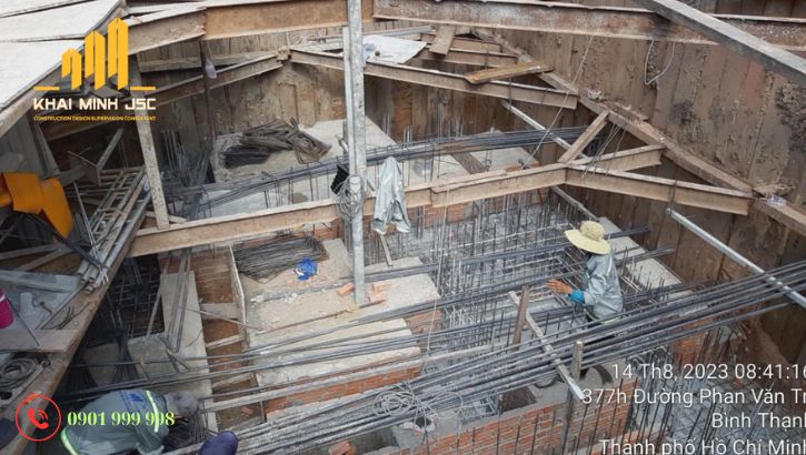 Công đoạn thi công phần móng nhà