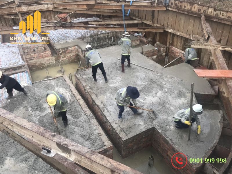 Công đoạn thi công móng đòi hỏi kinh nghiệm, chuyên môn từ nhà thầu