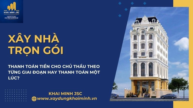 báo giá xây nhà trọn gói giá rẻ