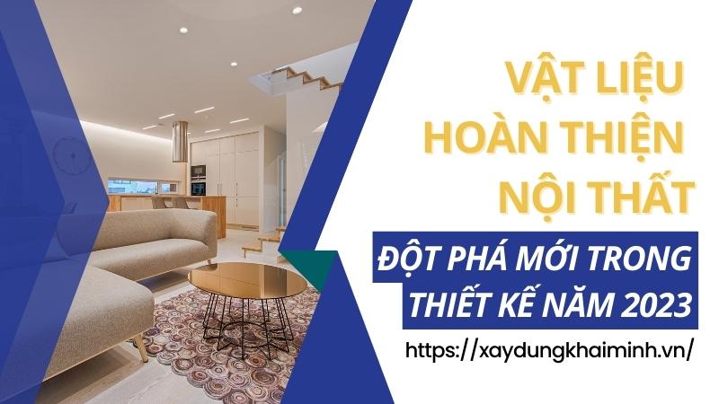vật liệu hoàn thiện nội thất