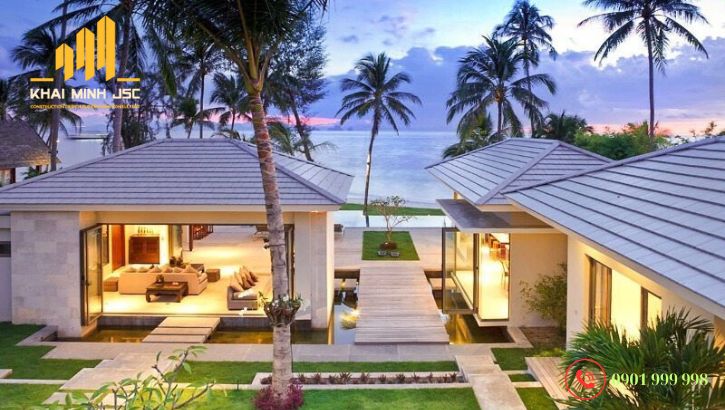 Mẫu biệt thự biển đẹp nhất với phong cách đậm chất Á Đông