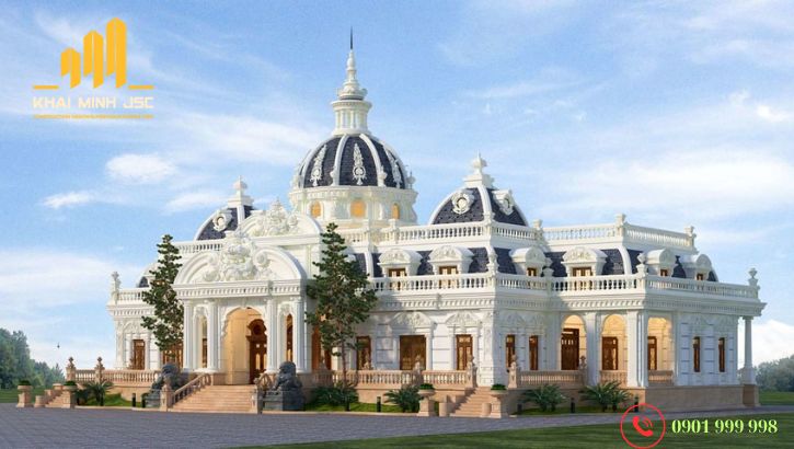 Thiết kế biệt thự cổ điển kiến trúc Tây Ban Nha