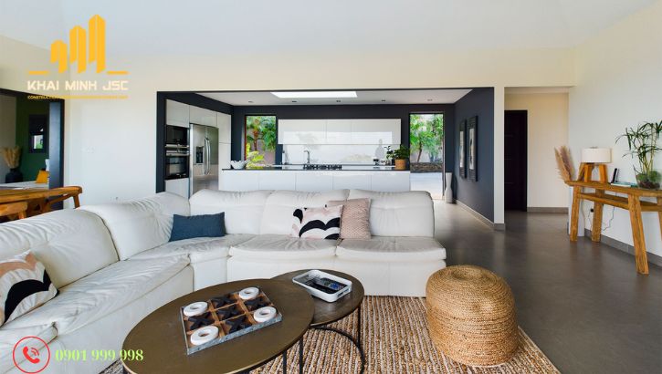 Biệt thự không gian liên thông hiện đại tăng sự tương tác giữa các thành viên