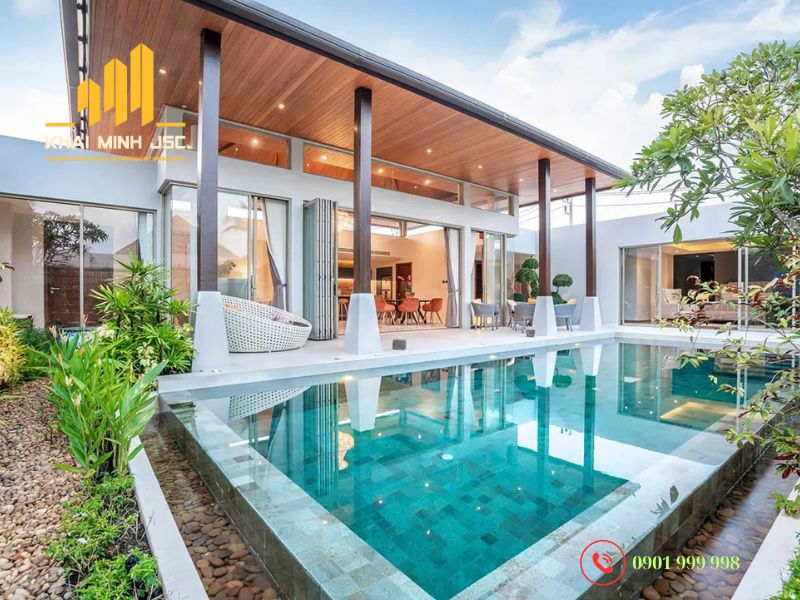 Tối ưu không gian khi thiết kế biệt thự không vách ngăn