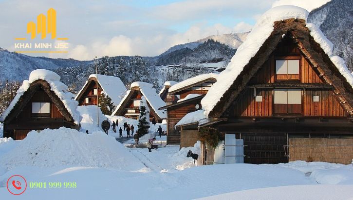 Kiểu nhà Gassho-Zukuri độc đáo giúp tối ưu hóa không gian