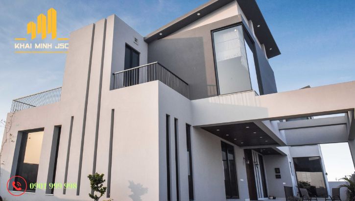 Biệt thự mái dốc kiểu Pháp mang diện mạo sang trọng, tinh tế