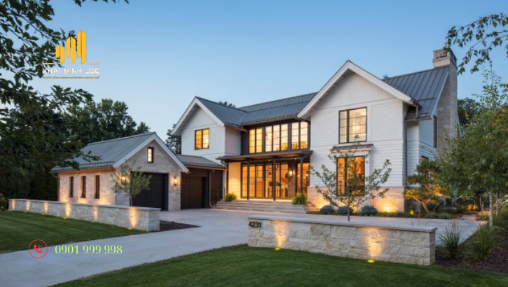 Thiết kế biệt thự mở dạng chữ U tăng kết nối thiên nhiên và trải nghiệm sống thư giãn