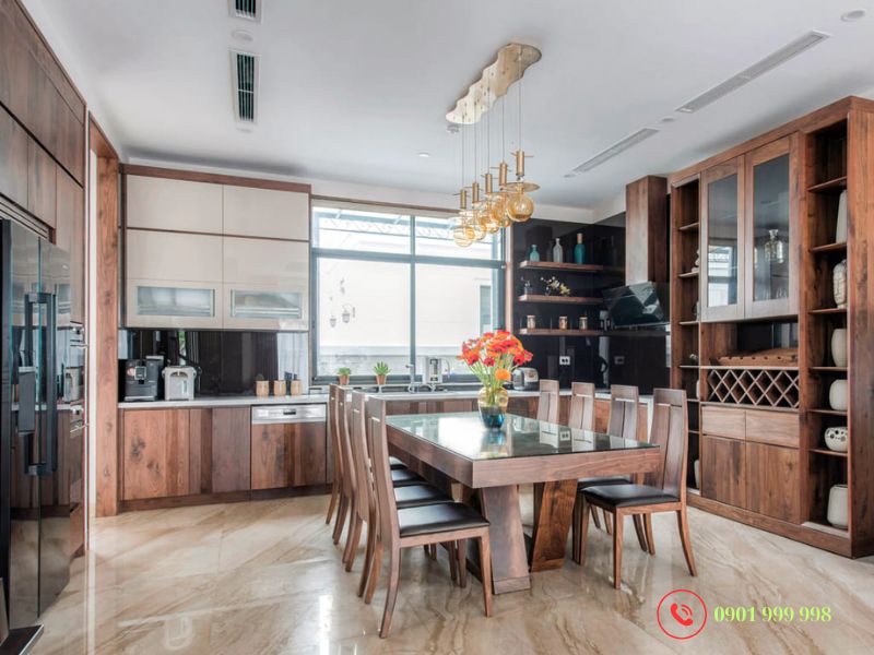 Hướng luồng khí và bố trí bếp theo thông gió