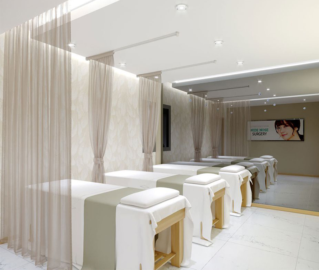 Bố trí spa theo phong cách tối giản