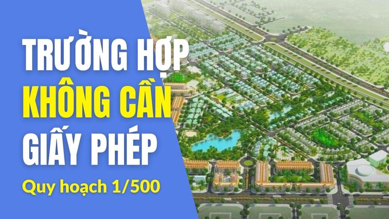 Các trường hợp không phải xin giấy phép xây dựng