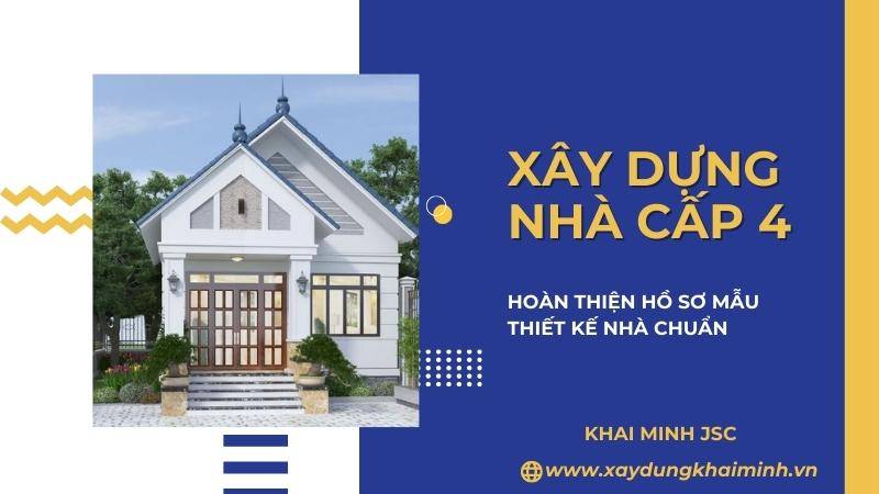 cách tính chi phí xây nhà cấp 4 mái tôn