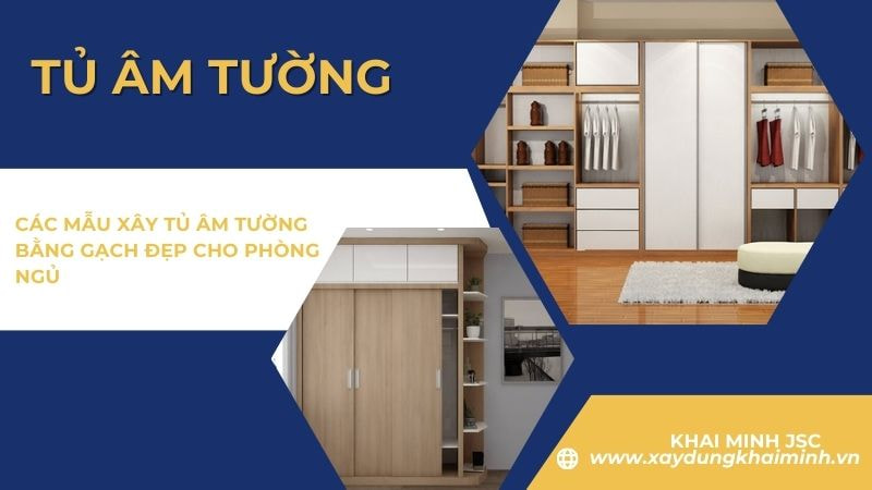 xây tủ quần áo trong phòng ngủ
