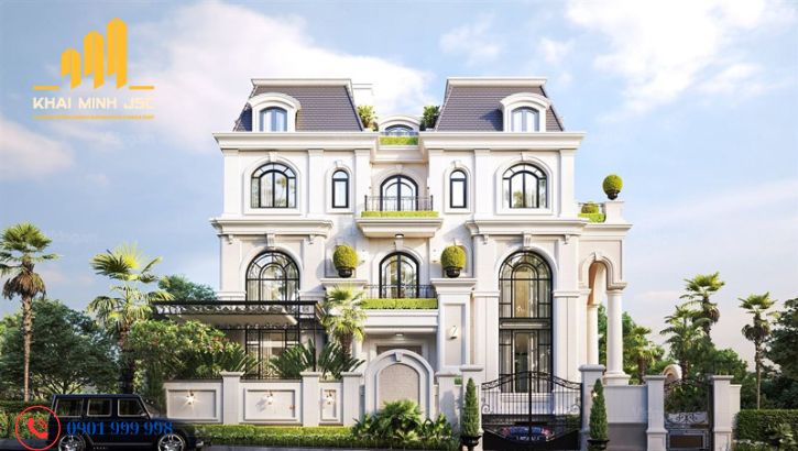 Công trình biệt thự sau khi cải tạo đẹp như mới đầy đẳng cấp