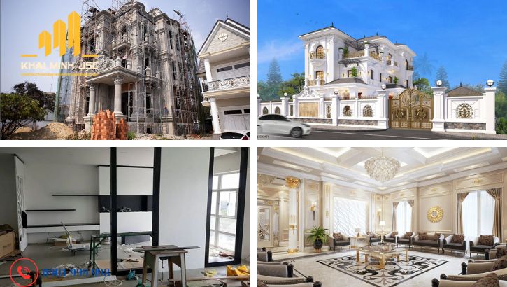 Quy trình cải tạo biệt thự cũ thành mới từ A đến Z