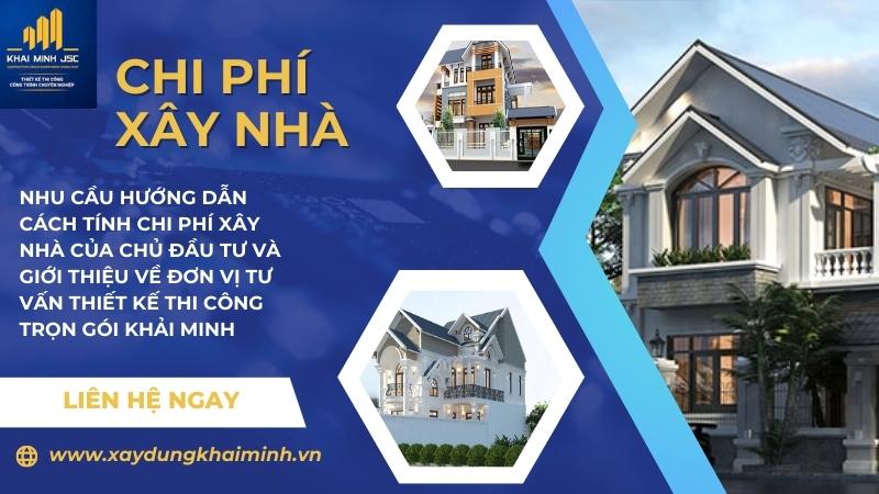 cách tính giá xây nhà