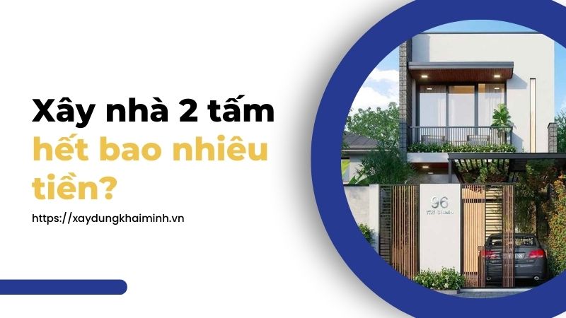 Chi phi thiết kế nhà đẹp 2 tầng