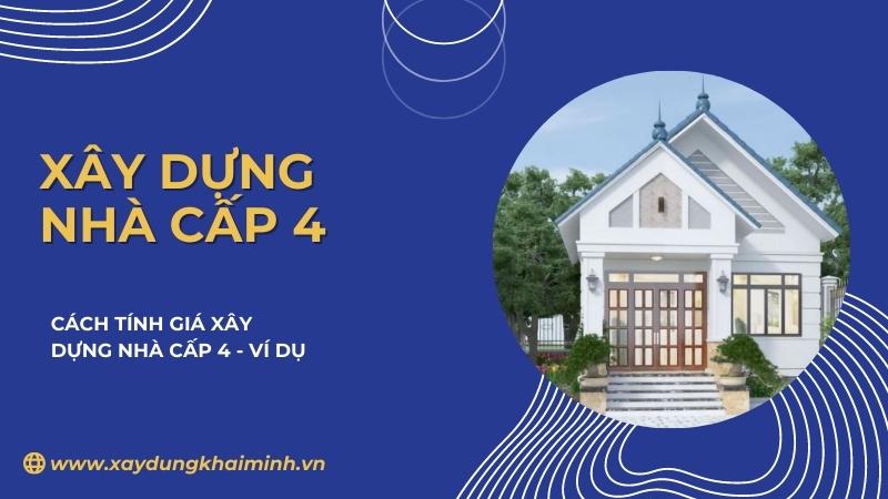 chi phí xây nhà cấp 4 mái tôn 80m2
