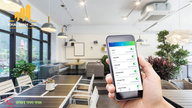 Hệ thống chiếu sáng thông minh giúp tăng giá trị thẩm mỹ cho không gian