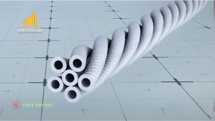 Kết cấu khung thép chắc chắn linh hoạt