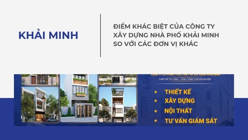 công ty xây dựng nhà phố khải minh