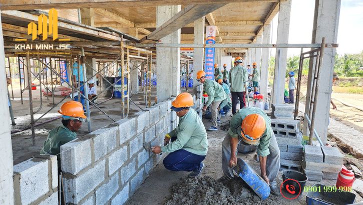 Đặc điểm của công ty xây nhà phần thô quy mô lớn